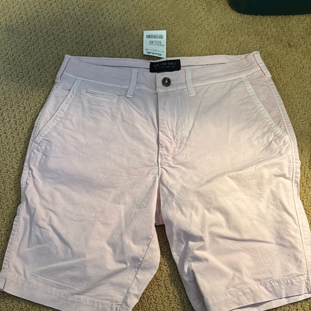 American Eagle Outfitters Pink Flat Front Shorts